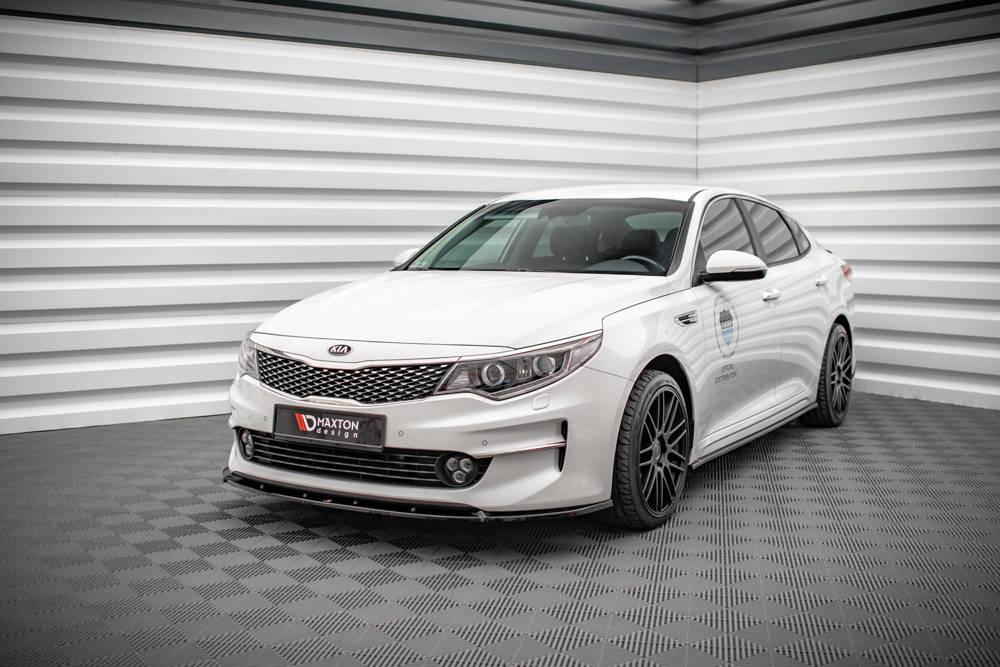 Front Lippe / Front Splitter / Frontansatz V.1 für Kia Optima MK4 von Maxton Design