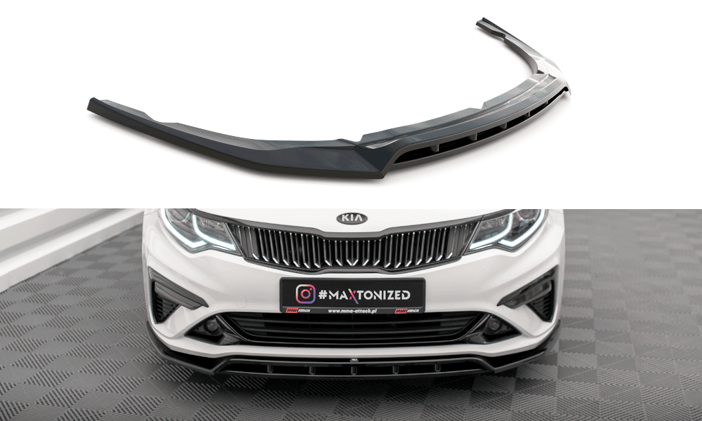 Front Lippe / Front Splitter / Frontansatz V.1 für Kia Optima MK4 Facelift von Maxton Design