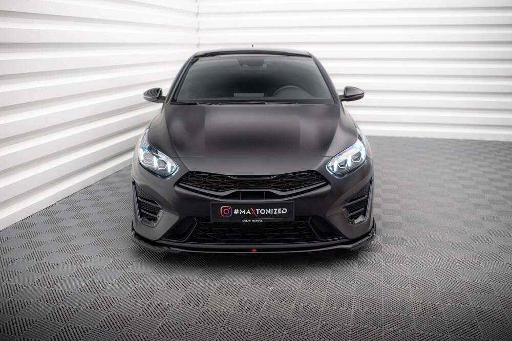 Front Lippe / Front Splitter / Frontansatz V.3 für Kia ProCeed GT (CD) von Maxton Design