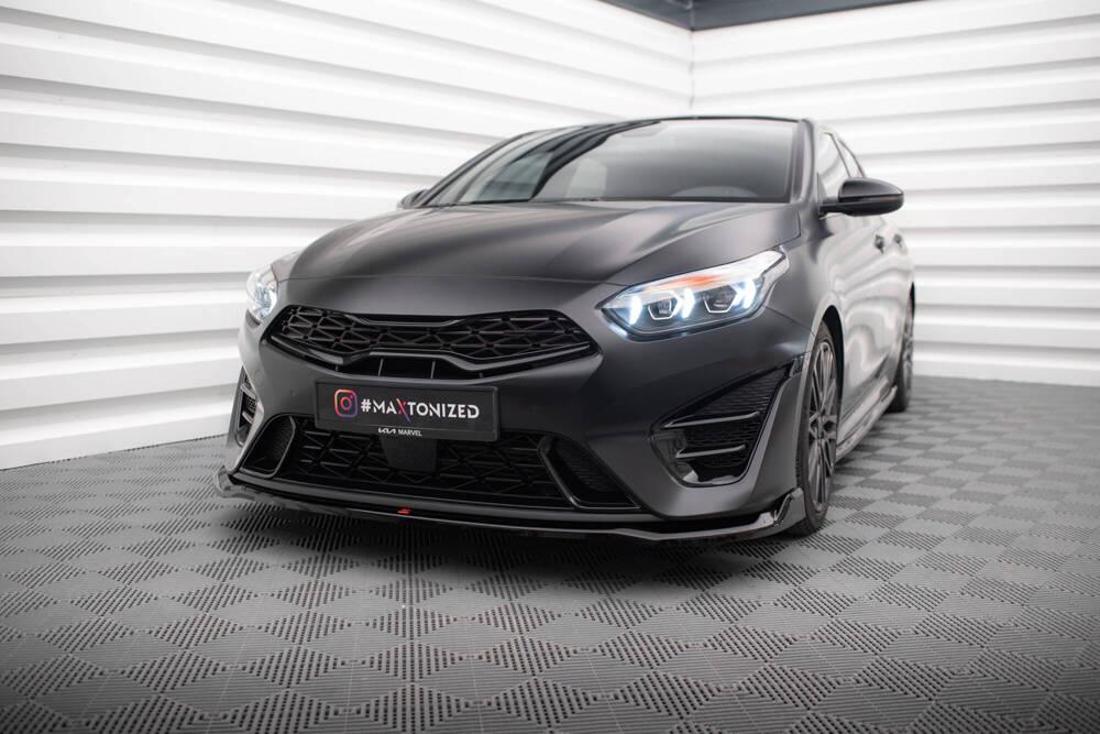 Front Lippe / Front Splitter / Frontansatz V.3 für Kia ProCeed GT (CD) von Maxton Design