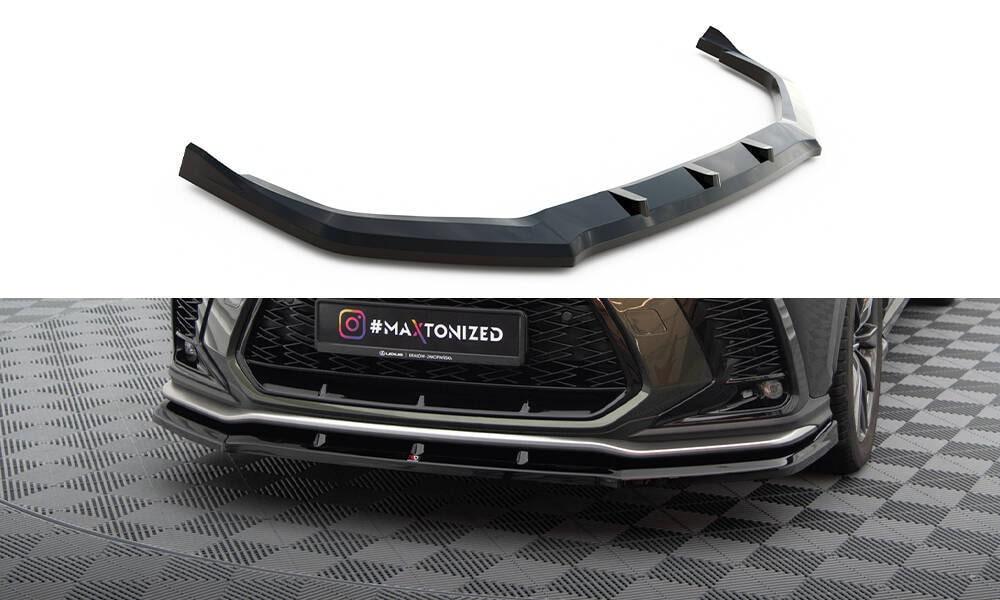 Front Lippe / Front Splitter / Frontansatz V.2 für BMW 3 E90 / E91 von Maxton Design