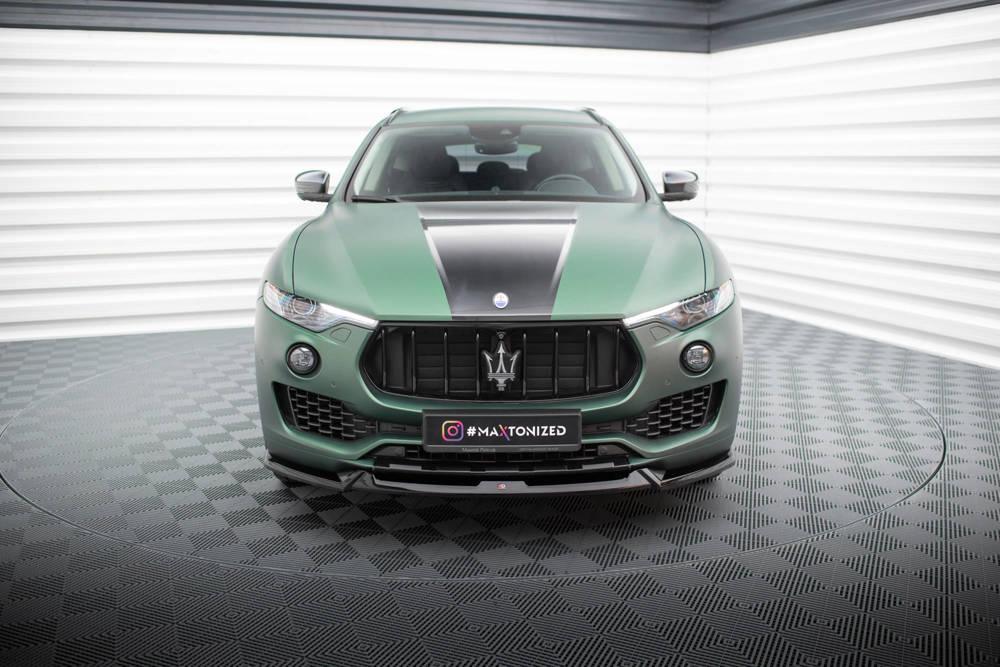 Front Lippe / Front Splitter / Frontansatz V.1 für Maserati Levante MK1 von Maxton Design