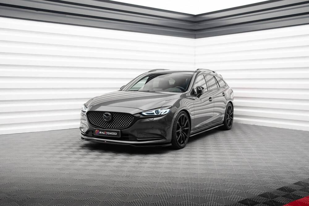 Front Lippe / Front Splitter / Frontansatz V.1 für Mazda 6 MK3 Facelift von Maxton Design