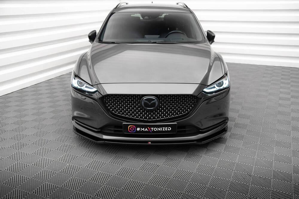 Front Lippe / Front Splitter / Frontansatz V.1 für Mazda 6 MK3 Facelift von Maxton Design