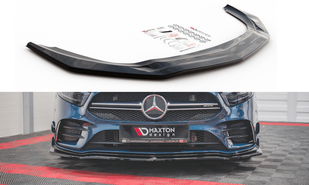 Front Splitter / Cup Schwert / Frontansatz V.5 für Mercedes A35 AMG W177 von Maxton Design