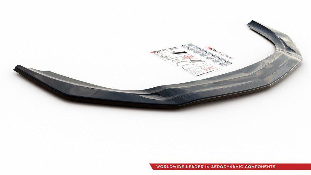 Front Splitter / Cup Schwert / Frontansatz V.1 für Mercedes A-Klasse AMG Line W177 von Maxton Design