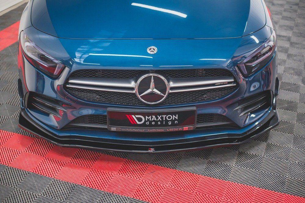 Front Splitter / Cup Schwert / Frontansatz V.5 für Mercedes A35 AMG W177 von Maxton Design