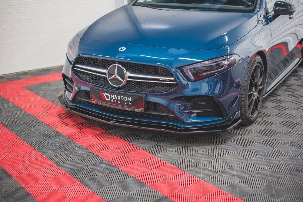 Front Splitter / Cup Schwert / Frontansatz V.5 für Mercedes A35 AMG W177 von Maxton Design