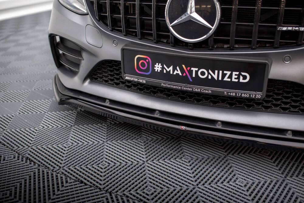 Front Lippe / Front Splitter / Frontansatz V.1 für Mercedes-Benz C43 AMG Coupe C205 Facelift von Maxton Design