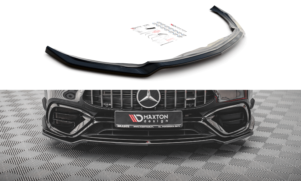 Front Splitter / Cup Schwert / Frontansatz V.1 Mercedes-AMG CLA 45 Aero C118 von Maxton Design