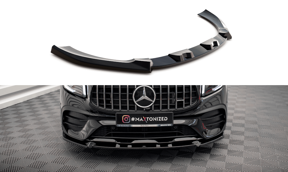 Front Lippe / Front Splitter / Frontansatz V.1 für Mercedes GLB 35 AMG X247 von Maxton Design