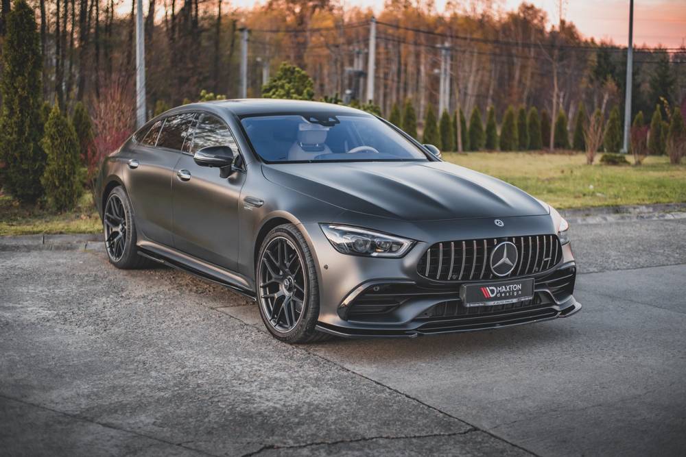 Front Lippe / Front Splitter / Frontansatz V.1 für Mercedes AMG GT-4 53 Coupe von Maxton Design