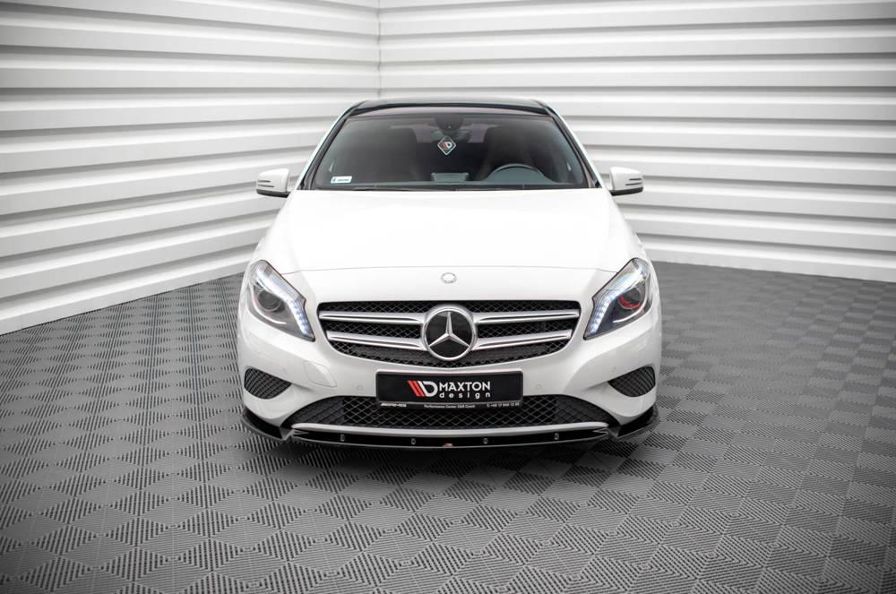 Front Lippe / Front Splitter / Frontansatz V.1 für Mercedes A-Klasse W176 von Maxton Design