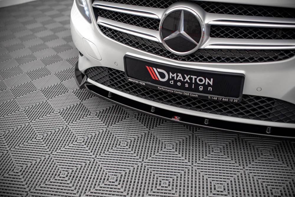 Front Lippe / Front Splitter / Frontansatz V.1 für Mercedes A-Klasse W176 von Maxton Design