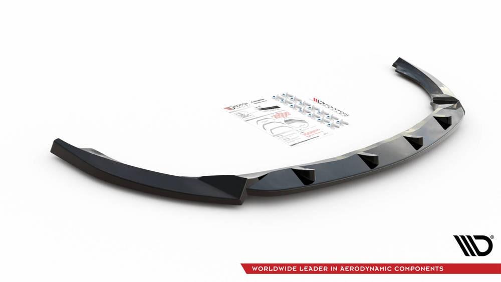 Front Lippe / Front Splitter / Frontansatz V.1 für Mercedes A-Klasse W176 von Maxton Design