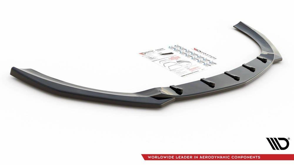 Front Splitter / Cup Schwert / Frontansatz V.1 für Mercedes CLA AMG-Line C118 von Maxton Design