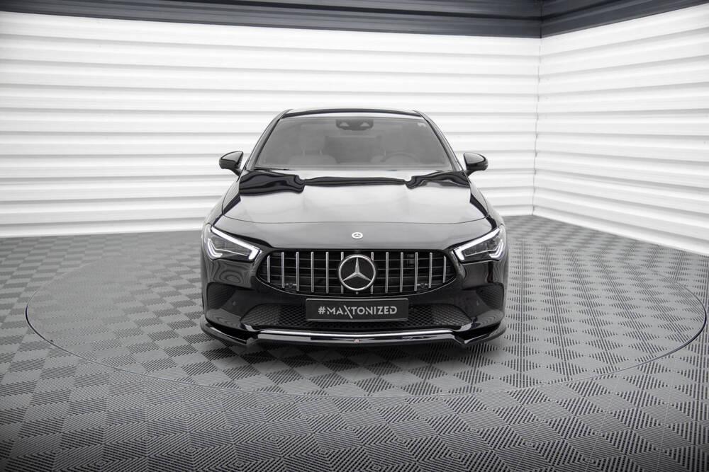 Front Lippe / Front Splitter / Frontansatz V.1 für Mercedes-Benz CLA Coupe C118 von Maxton Design