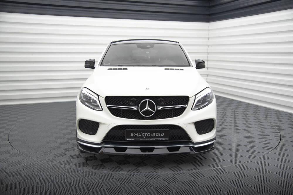 Front Lippe / Front Splitter / Frontansatz V.1 für Mercedes-Benz GLE Coupe 43AMG C292 von Maxton Design