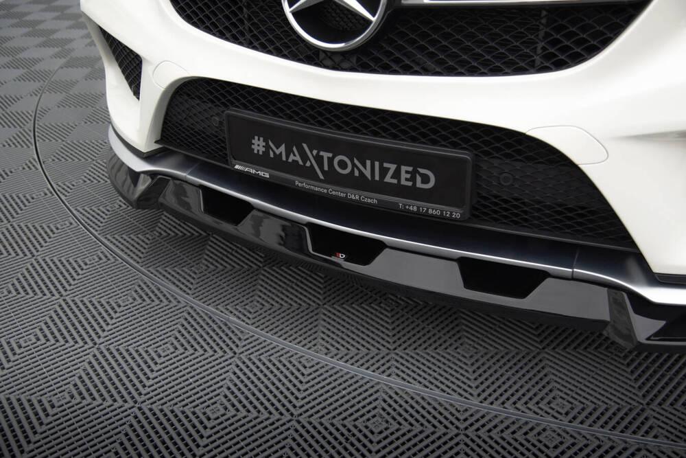 Front Lippe / Front Splitter / Frontansatz V.1 für Mercedes-Benz GLE Coupe 43AMG C292 von Maxton Design