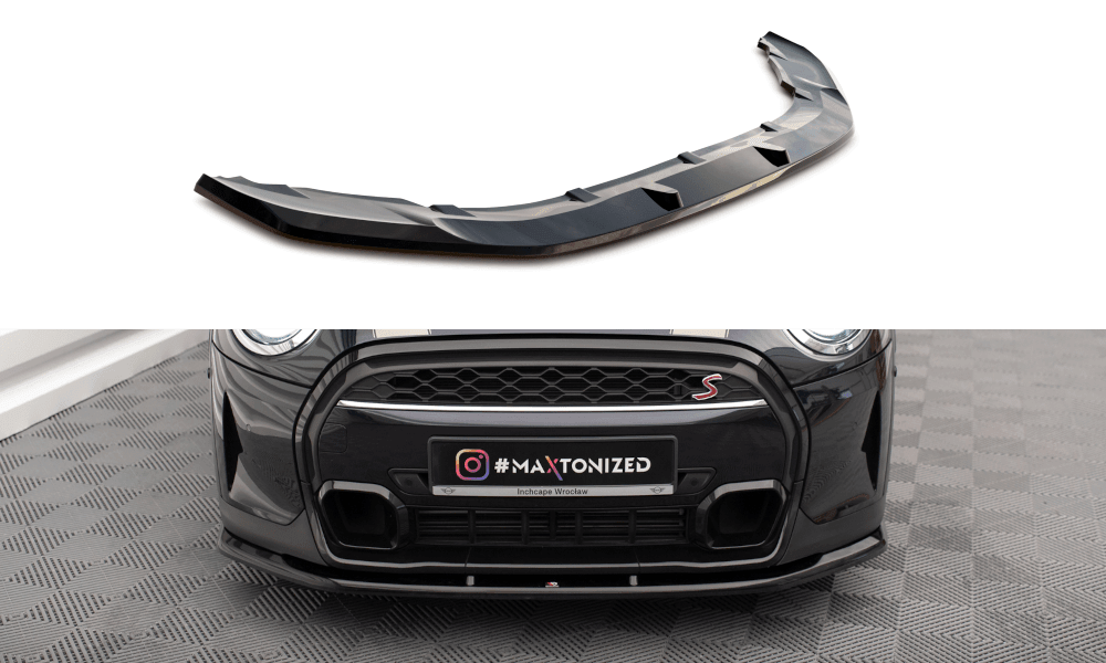 Front Lippe / Front Splitter / Frontansatz V.1 für Mini Cooper S F56 Facelift von Maxton Design