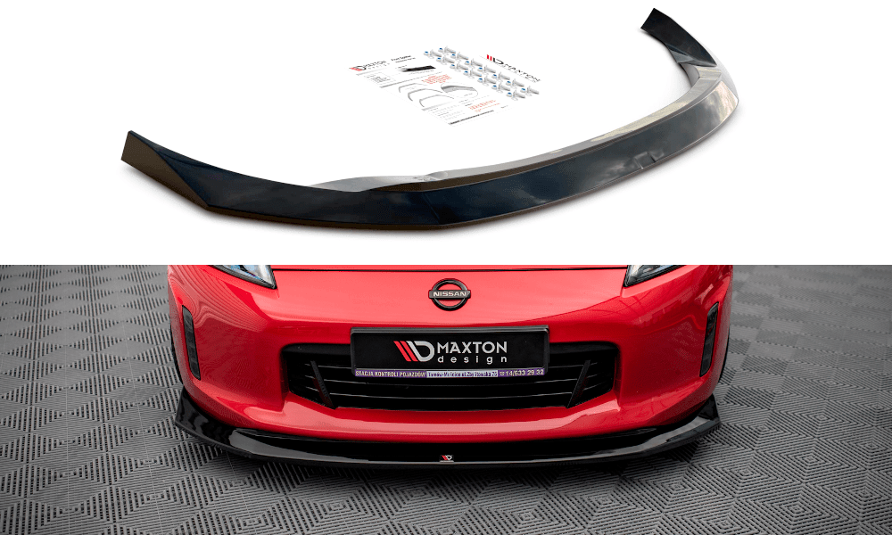 Front Splitter / Cup Schwert / Frontansatz V.1 für Nissan 370Z Facelift von Maxton Design