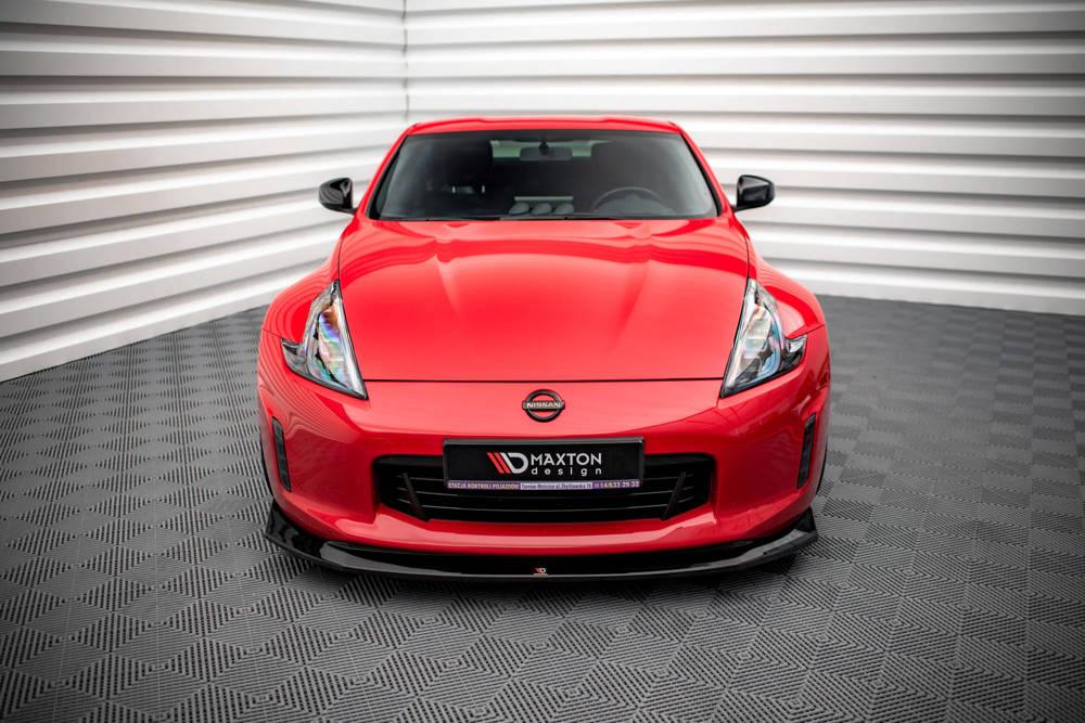 Front Splitter / Cup Schwert / Frontansatz V.1 für Nissan 370Z Facelift von Maxton Design