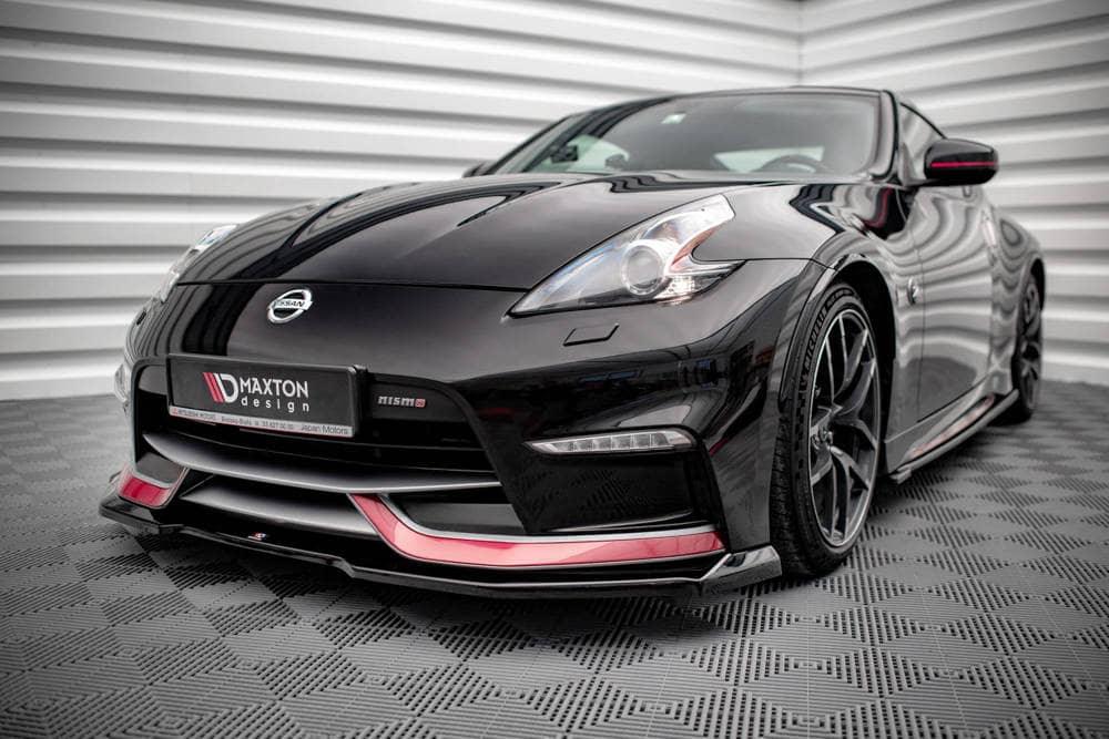 Front Splitter / Cup Schwert / Frontansatz V.1 für Nissan 370Z Nismo Facelift von Maxton Design