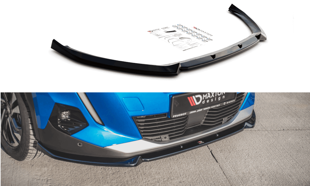 Front Splitter / Cup Schwert / Frontansatz V.1 für Peugeot 2008 MK2 von Maxton Design