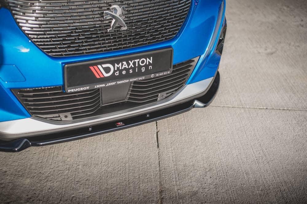 Front Splitter / Cup Schwert / Frontansatz V.1 für Peugeot 2008 MK2 von Maxton Design