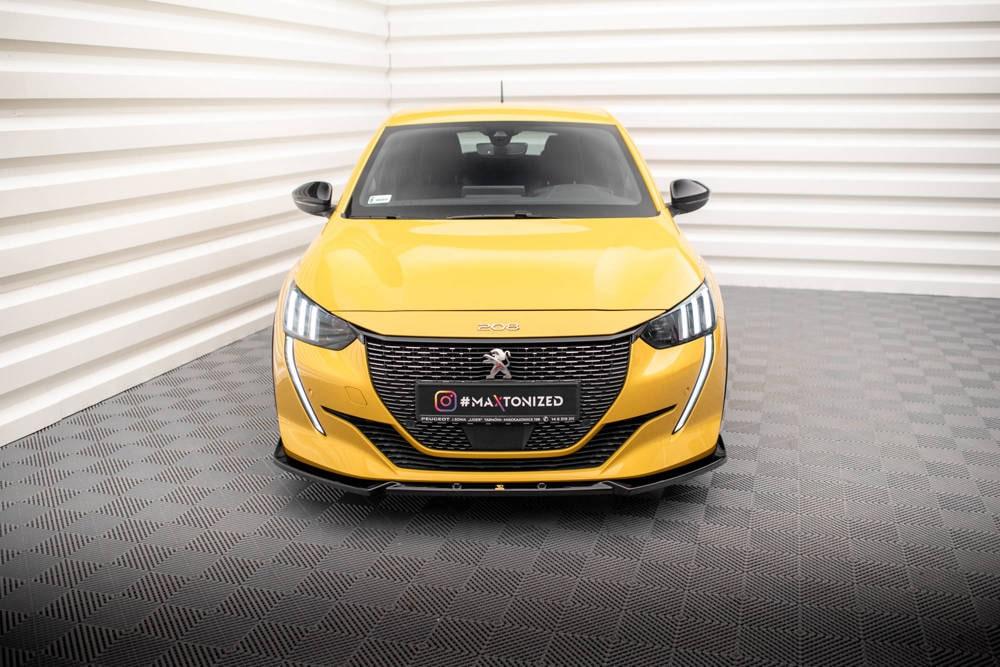 Front Lippe / Front Splitter / Frontansatz V.1 für Peugeot 208 GT MK2 von Maxton Design