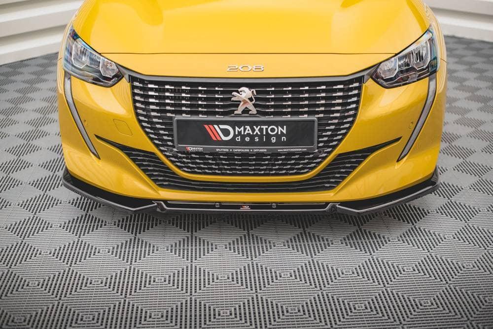 Front Splitter / Cup Schwert / Frontansatz V.1 für Peugeot 208 MK2 von Maxton Design