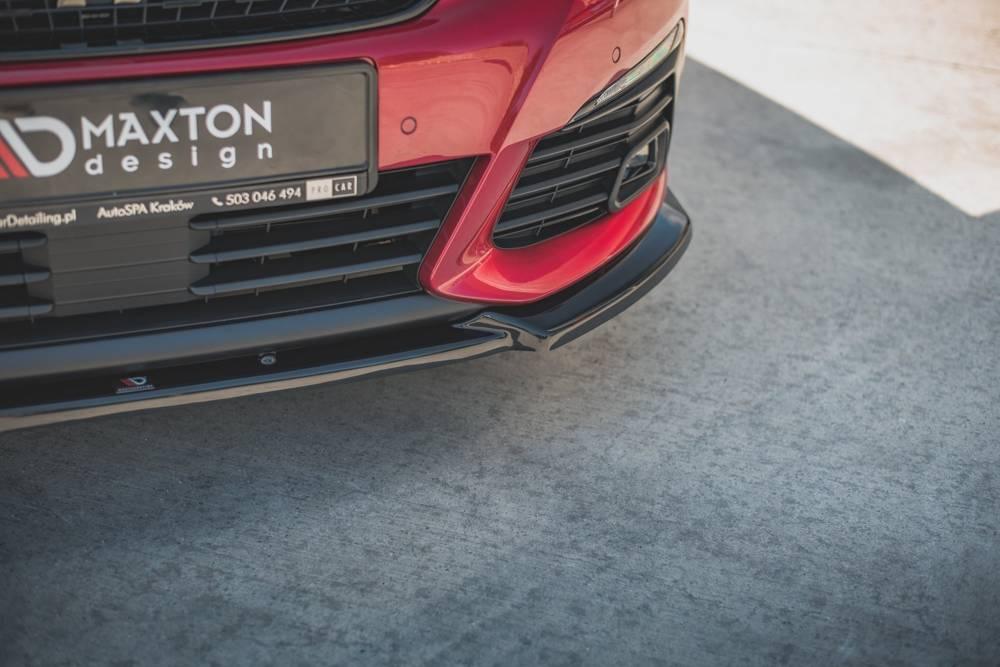 Front Splitter / Cup Schwert / Frontansatz V.1 für Peugeot 308 GT Facelift MK2 von Maxton Design