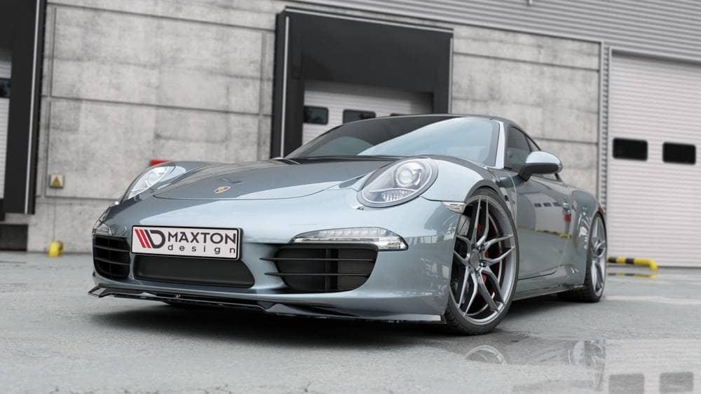 Front Splitter / Cup Schwert / Frontansatz V.1 für Porsche 911 Carrera 991 von Maxton Design