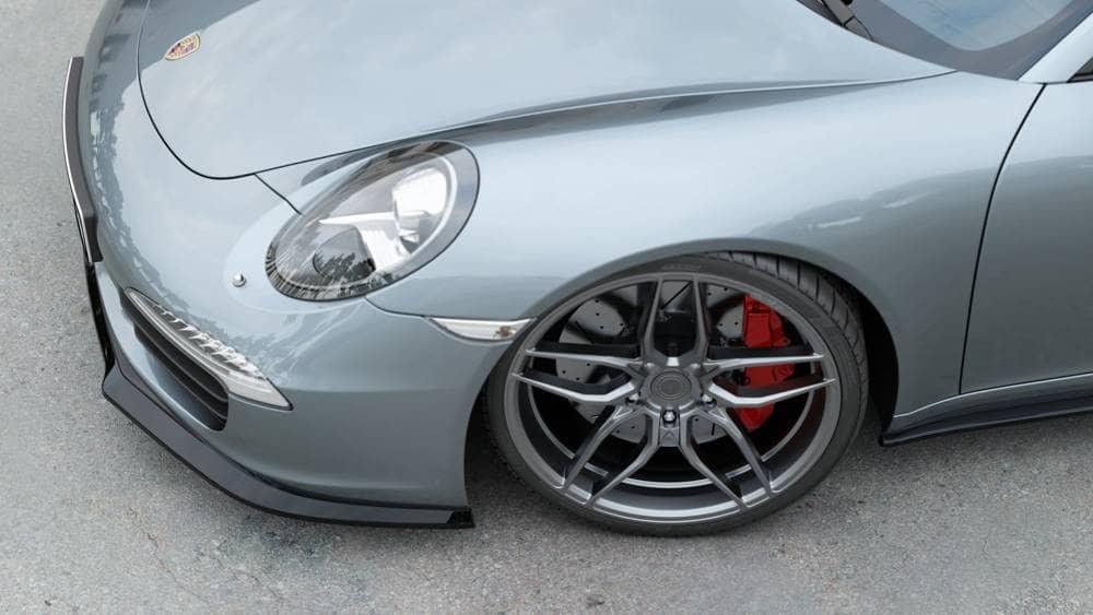 Front Splitter / Cup Schwert / Frontansatz V.1 für Porsche 911 Carrera 991 von Maxton Design