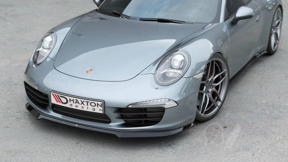 Front Splitter / Cup Schwert / Frontansatz V.1 für Porsche 911 Carrera 991 von Maxton Design