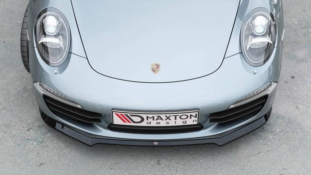 Front Splitter / Cup Schwert / Frontansatz V.1 für Porsche 911 Carrera 991 von Maxton Design