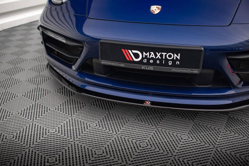 Front Lippe / Front Splitter / Frontansatz V.1 für Porsche 911 Carrera Aero 992 von Maxton Design