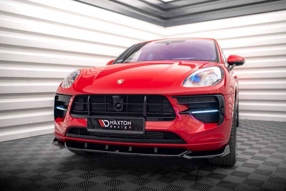 Front Lippe / Front Splitter / Frontansatz V.1 für Porsche Macan 95B Facelift von Maxton Design