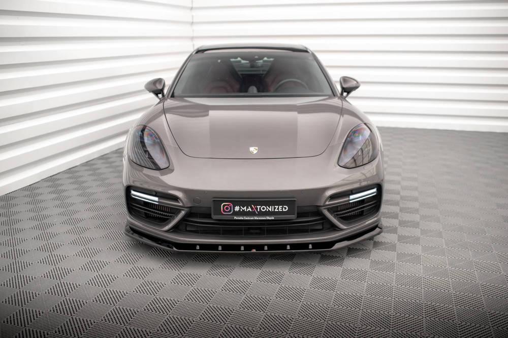 Front Lippe / Front Splitter / Frontansatz V.1 für Porsche Panamera E-Hybrid 971 von Maxton Design