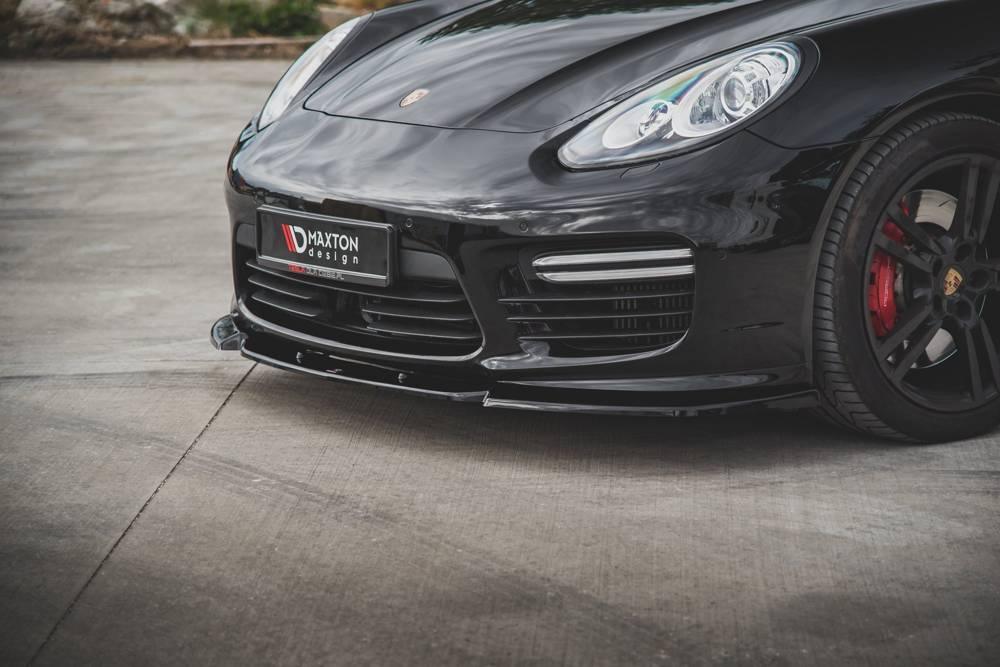 Front Splitter / Cup Schwert / Frontansatz V.1 für Porsche Panamera Turbo 970 Facelift von Maxton Design