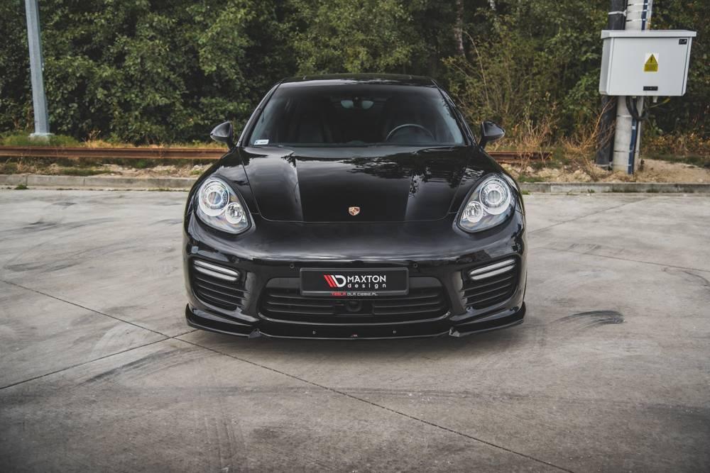 Front Splitter / Cup Schwert / Frontansatz V.1 für Porsche Panamera Turbo 970 Facelift von Maxton Design