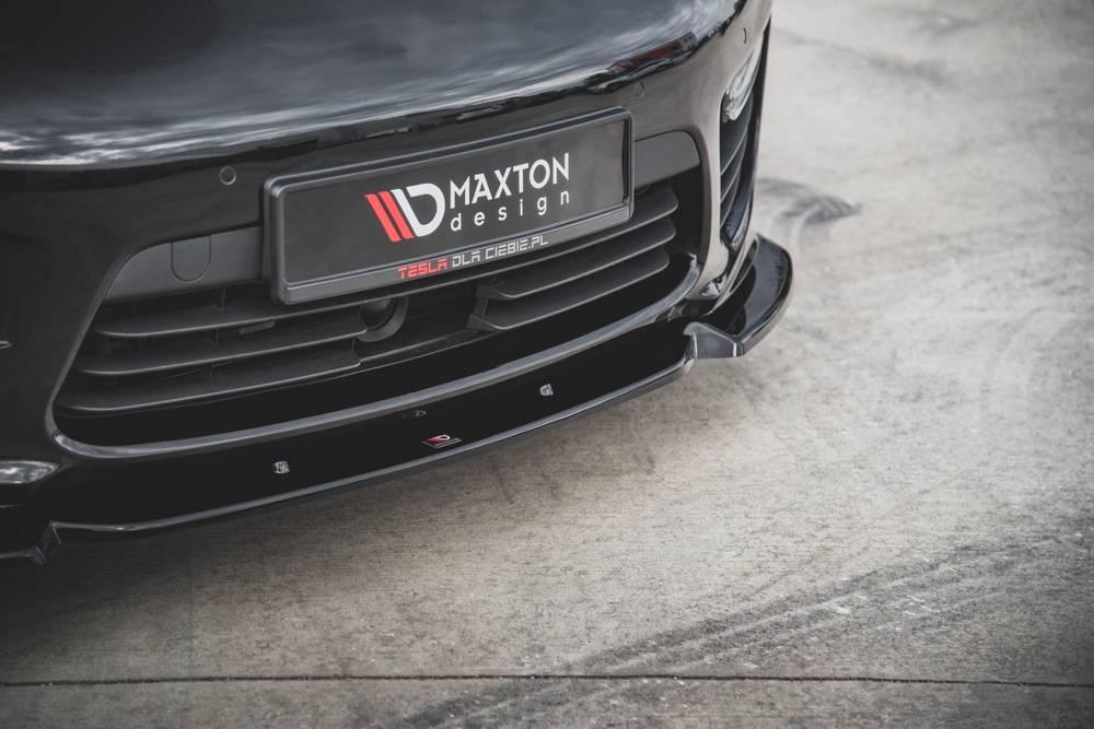 Front Splitter / Cup Schwert / Frontansatz V.1 für Porsche Panamera Turbo 970 Facelift von Maxton Design