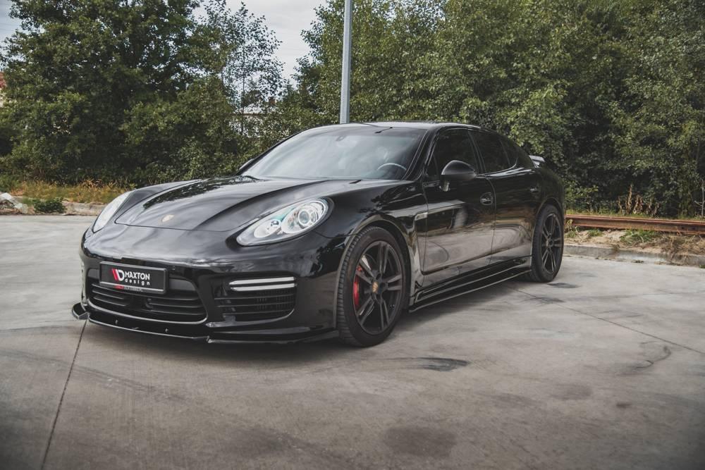 Front Splitter / Cup Schwert / Frontansatz V.1 für Porsche Panamera Turbo 970 Facelift von Maxton Design