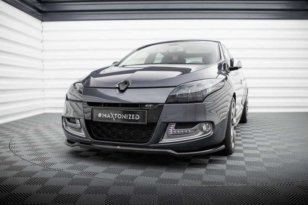 Front Lippe / Front Splitter / Frontansatz für Renault Megane GT-Line Grandtour MK3 Facelift von Maxton Design