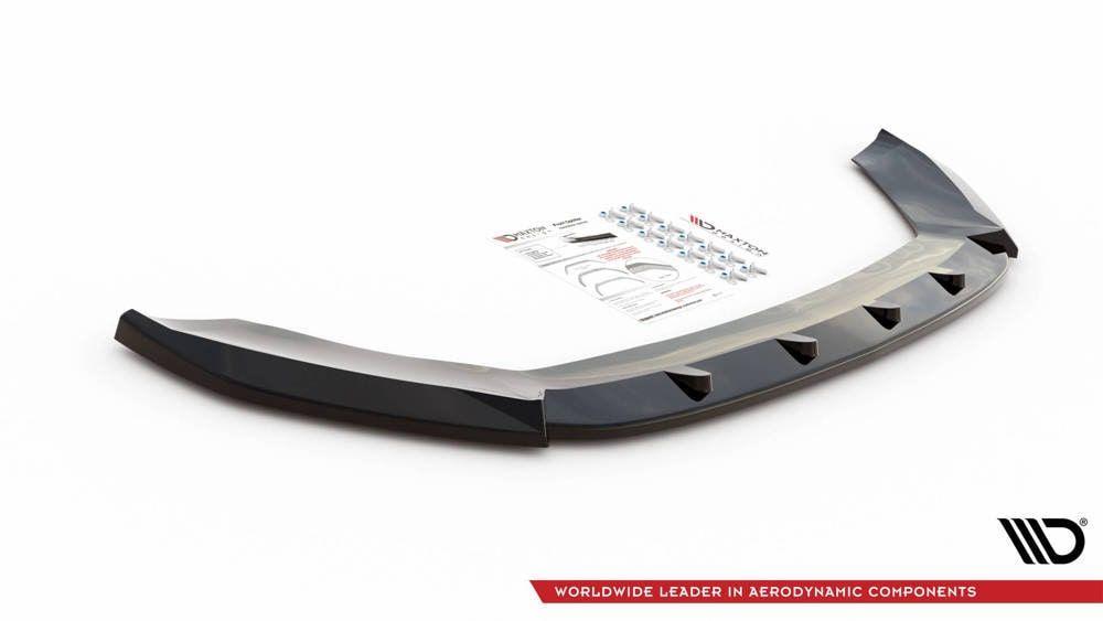 Front Splitter / Cup Schwert / Frontansatz V.1 für Seat Leon FR / Cupra Mk3 von Maxton Design