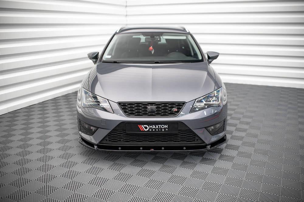 Front Splitter / Cup Schwert / Frontansatz V.1 für Seat Leon FR / Cupra Mk3 von Maxton Design