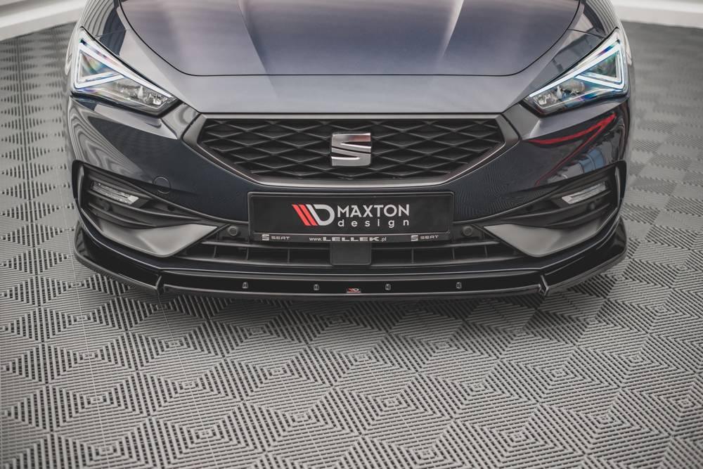 Front Splitter / Cup Schwert / Frontansatz V.1 für Seat Leon FR Mk4 von Maxton Design