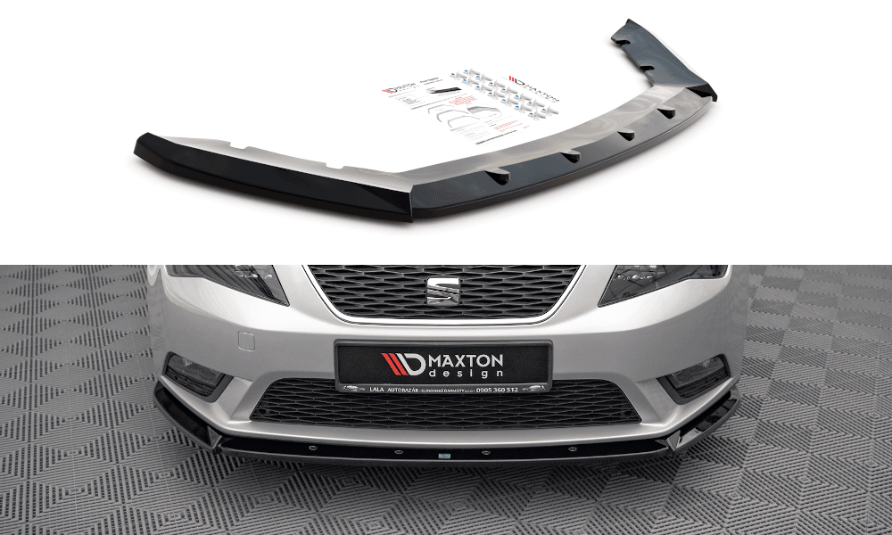 Front Splitter / Cup Schwert / Frontansatz V.1 für Seat Leon Mk3  von Maxton Design