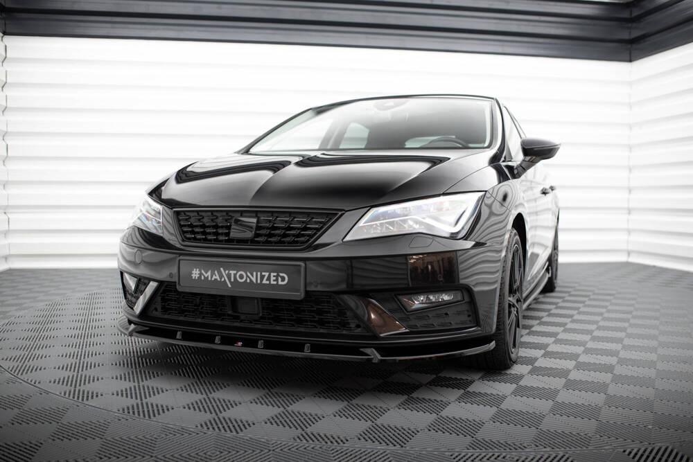 Front Lippe / Front Splitter / Frontansatz V.3 für Renault Megane RS MK4 von Maxton Design