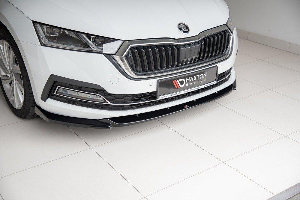 Front Splitter / Cup Schwert / Frontansatz V.1 für Skoda Octavia MK4 von Maxton Design